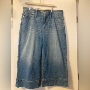 Madewell Petite Wide Leg Crop 33